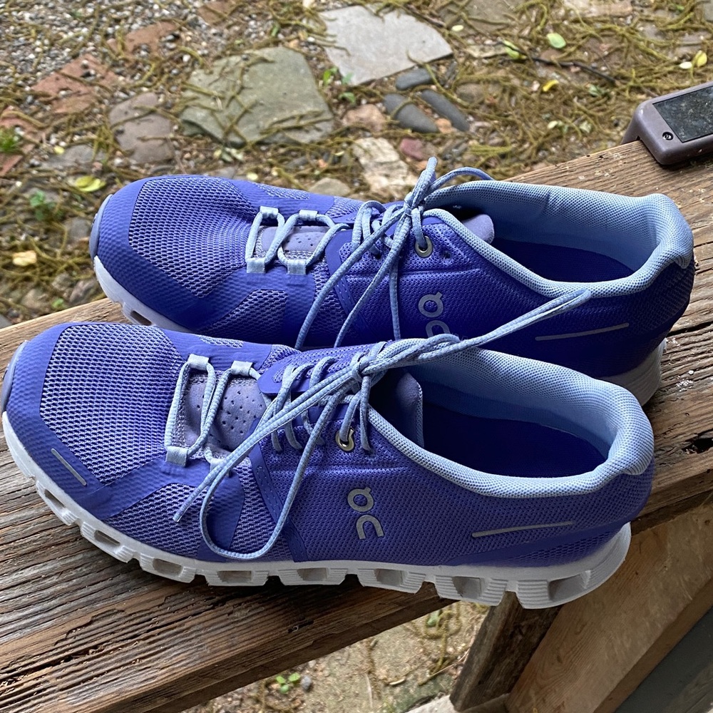 On Running Purple Athletic Shoes